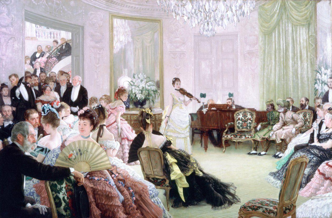 Hush !, The Concert, c1875 de James Jacques Joseph Tissot
