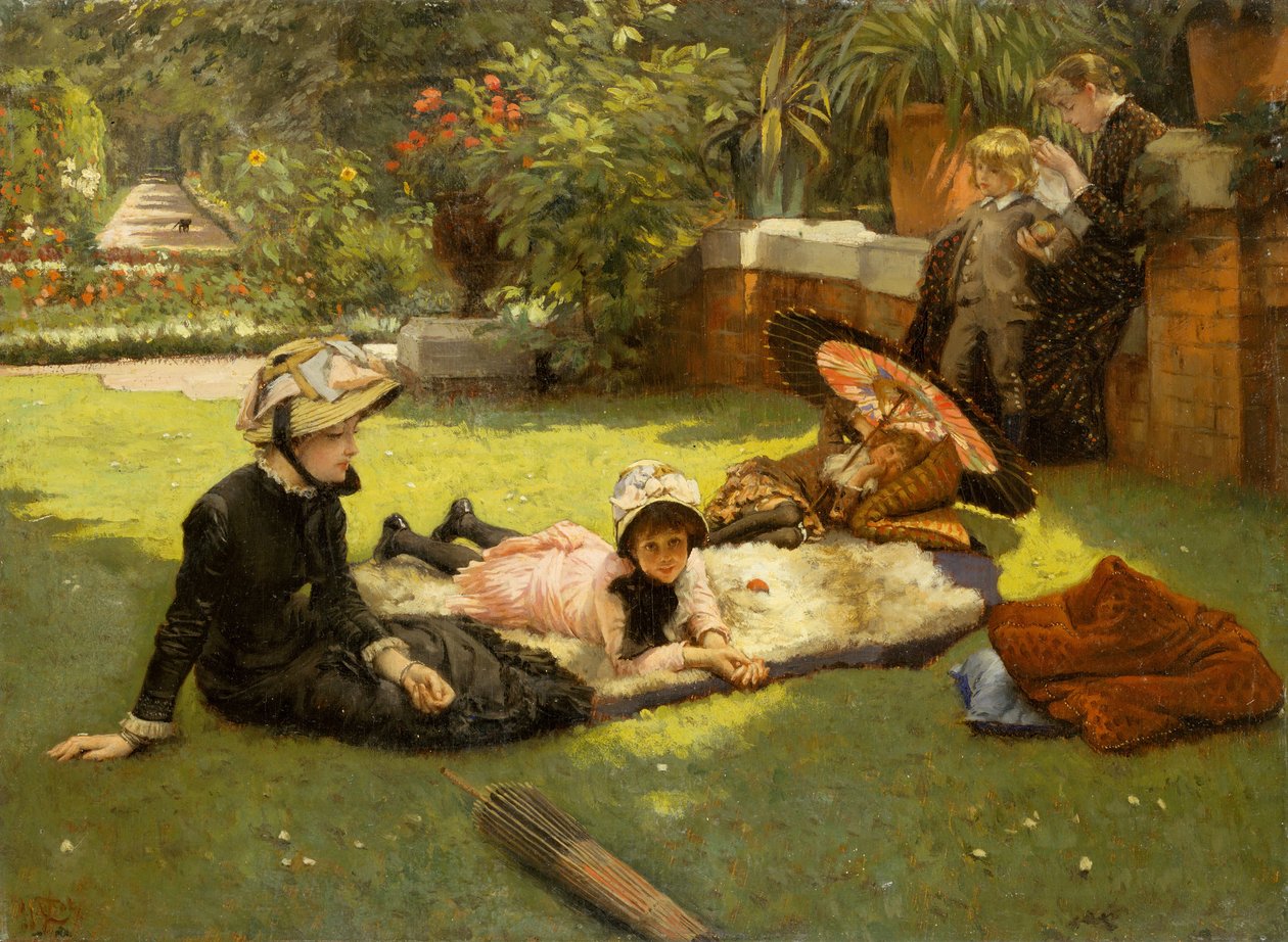 Em plena luz do sol Em plena luz do sol, ca. 1881 de James Jacques Joseph Tissot