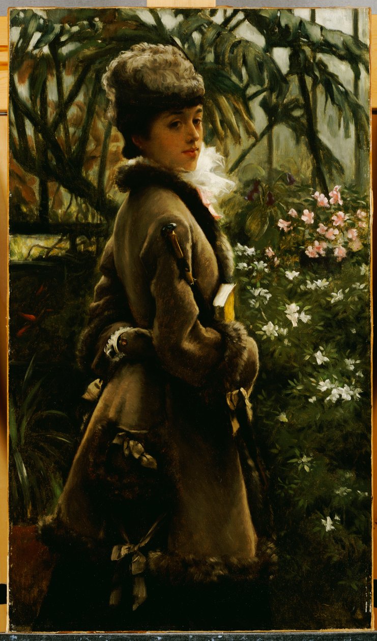 Na estufa, c.1867-69 de James Jacques Joseph Tissot
