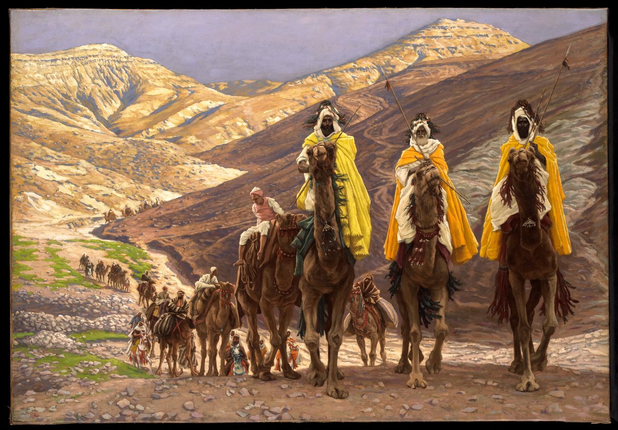 Viagem dos Magos, c.1894 de James Jacques Joseph Tissot