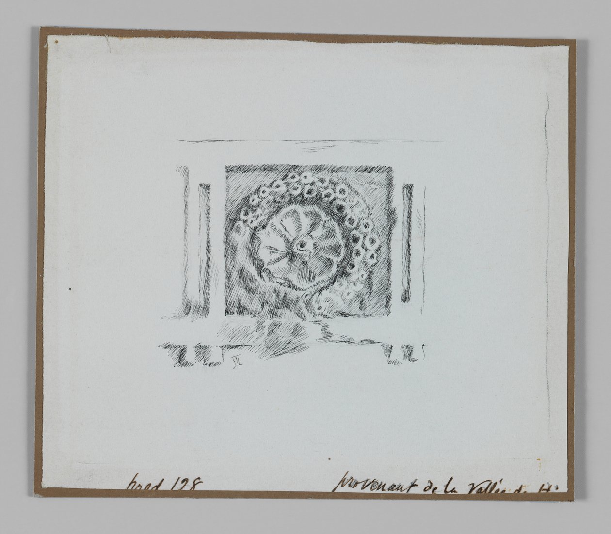 Ornamento judaico, ilustração da vida de nosso Senhor Jesus Cristo (tinta no papel) de James Jacques Joseph Tissot