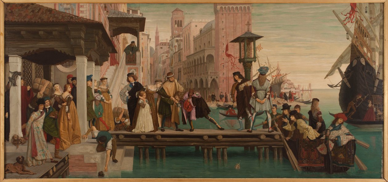 A partida do filho pródigo de James Jacques Joseph Tissot