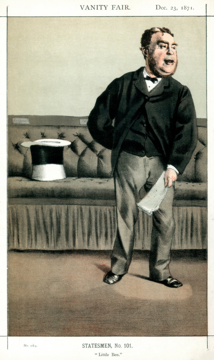 Little Ben, George Cavendish-Bentinck, político britânico, 1871. de James Jacques Joseph Tissot