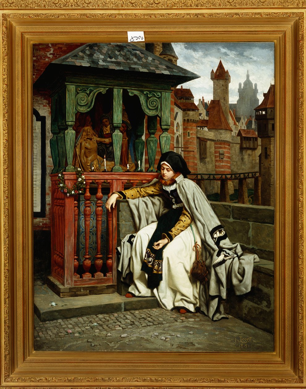 Margarida nas muralhas, 1861 de James Jacques Joseph Tissot