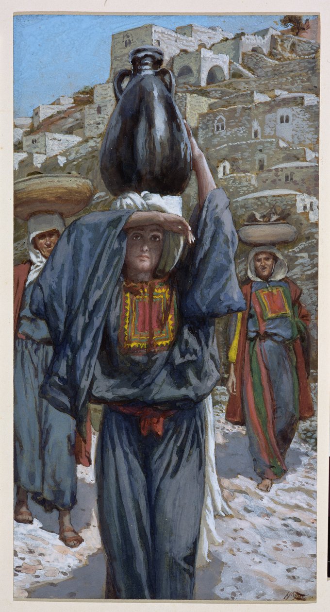 Martha, ilustração para a vida de Cristo, c.1886-94 (wc & guache no cartão) de James Jacques Joseph Tissot