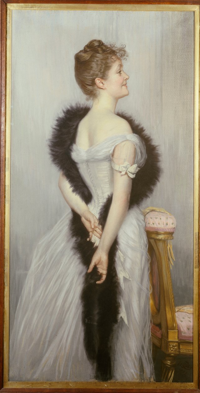 Retrato da Vicomtesse de Montmorand, 1889 de James Jacques Joseph Tissot