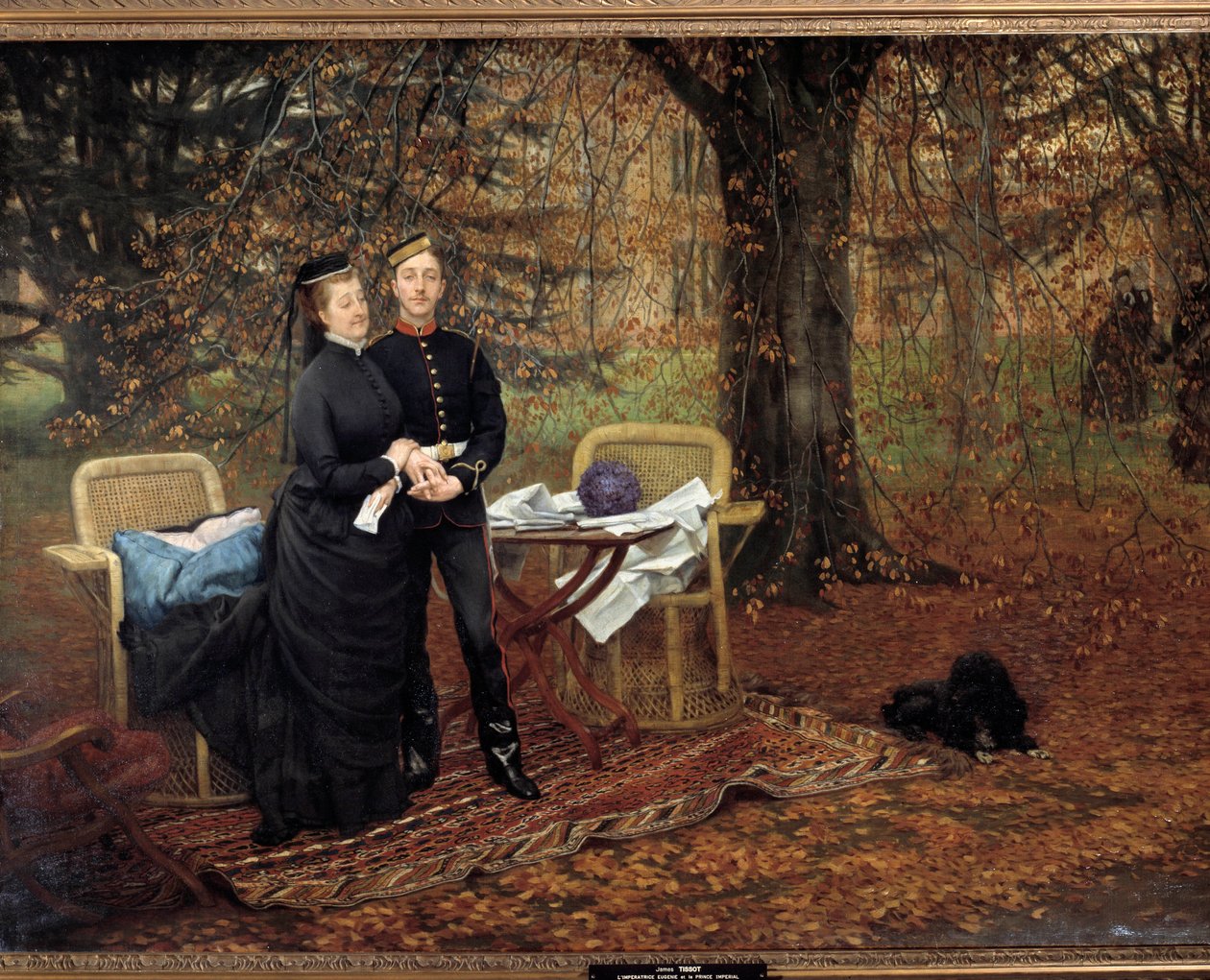 Retratos do Príncipe Imperial Eugenia (Eugenia de Montijo) de James Jacques Joseph Tissot