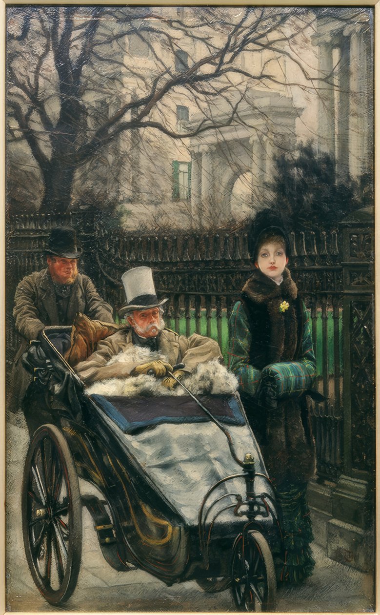 Reconvalescente (A Filha do Soldado) de James Jacques Joseph Tissot