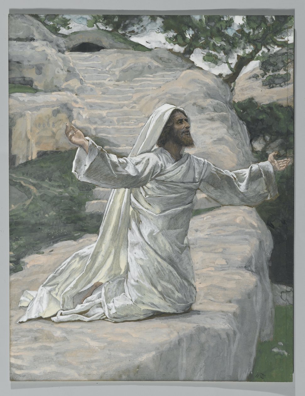 São Tiago Menor, ilustração da Vida de Nosso Senhor Jesus Cristo, 1886-94 (wc sobre grafite sobre papel) de James Jacques Joseph Tissot