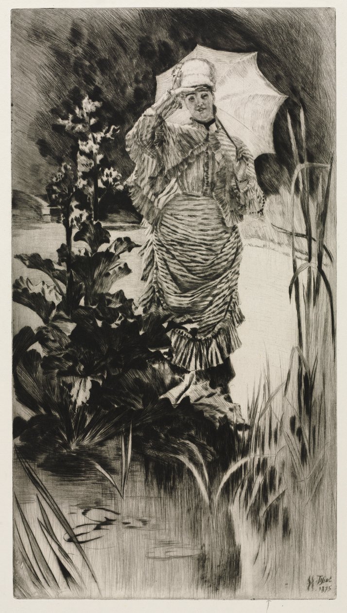 Manhã de primavera, 1875. de James Jacques Joseph Tissot