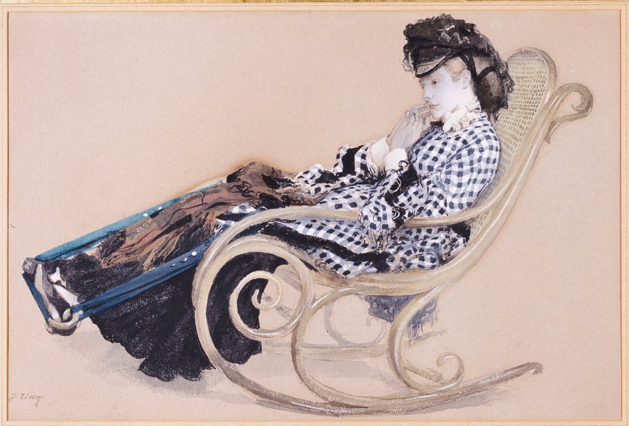 Estudo para "A Última Noite" de James Jacques Joseph Tissot