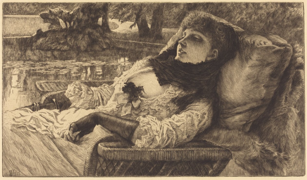 Noite de verão de James Jacques Joseph Tissot
