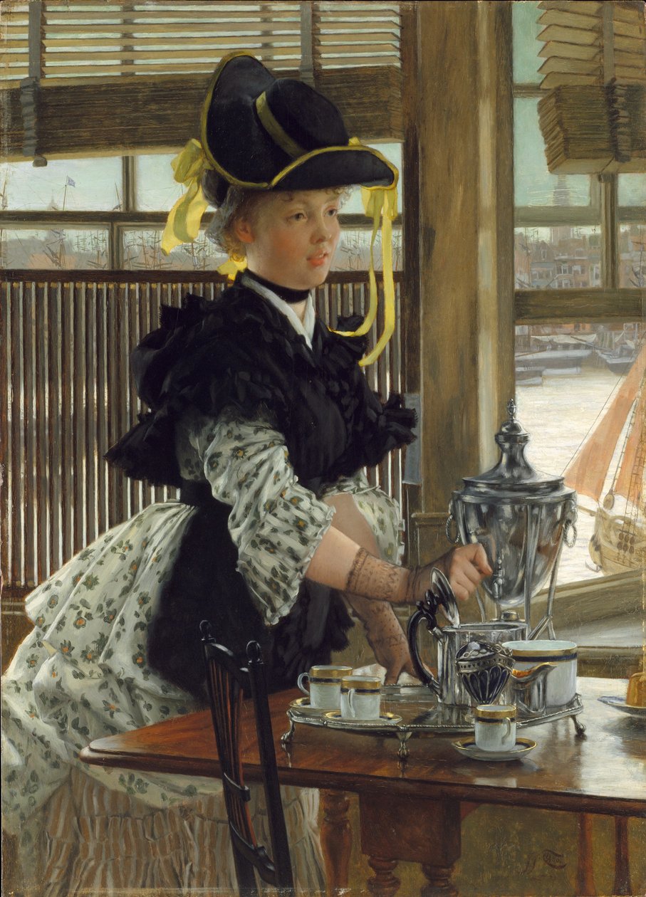 Chá, 1872 de James Jacques Joseph Tissot