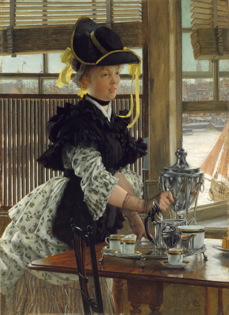 Chá, 1872. de James Jacques Joseph Tissot