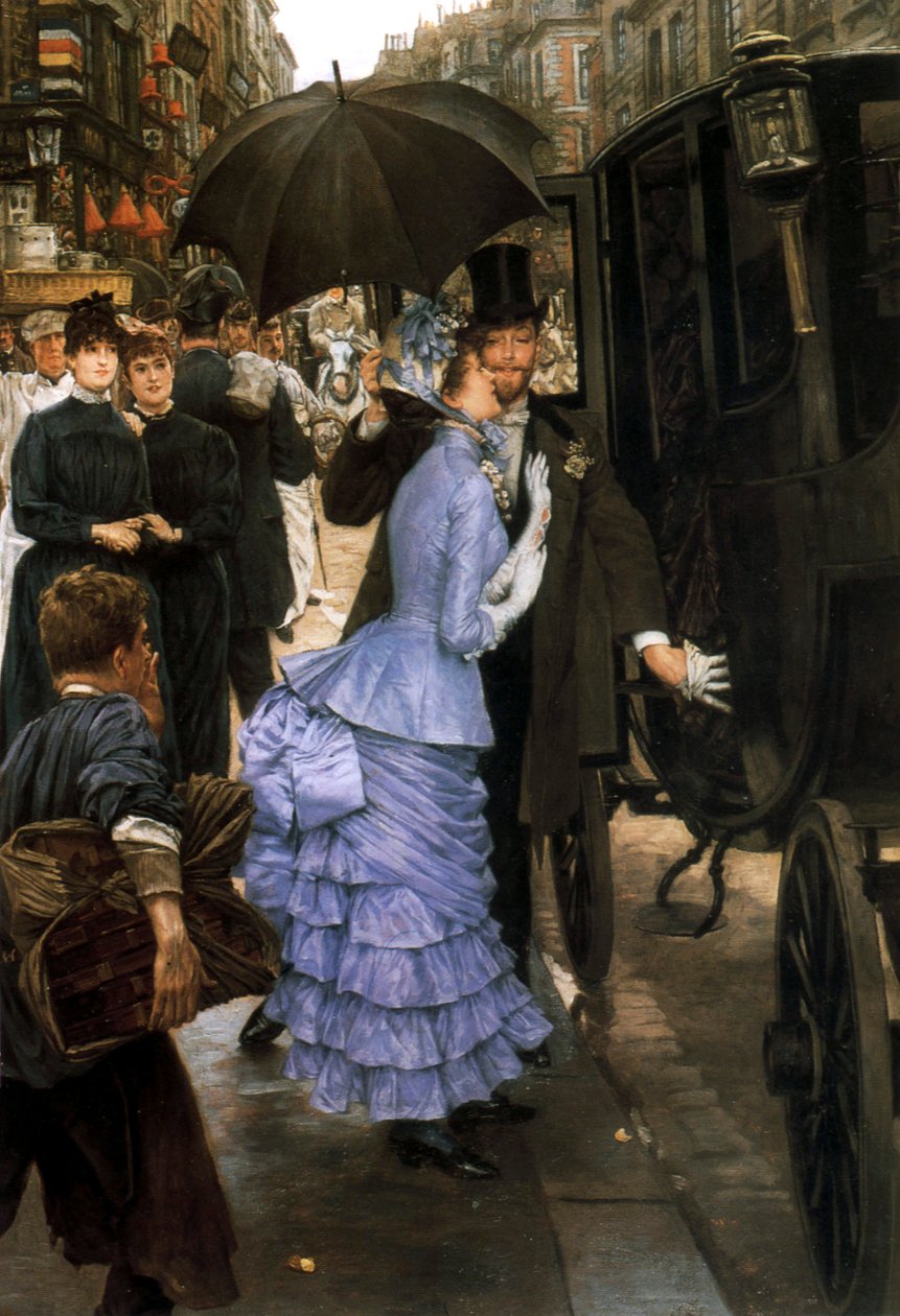 A dama de honra, 1883-1885. de James Jacques Joseph Tissot