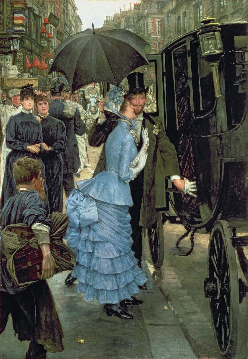A dama de honra, c.1883-85 (óleo sobre tela) de James Jacques Joseph Tissot