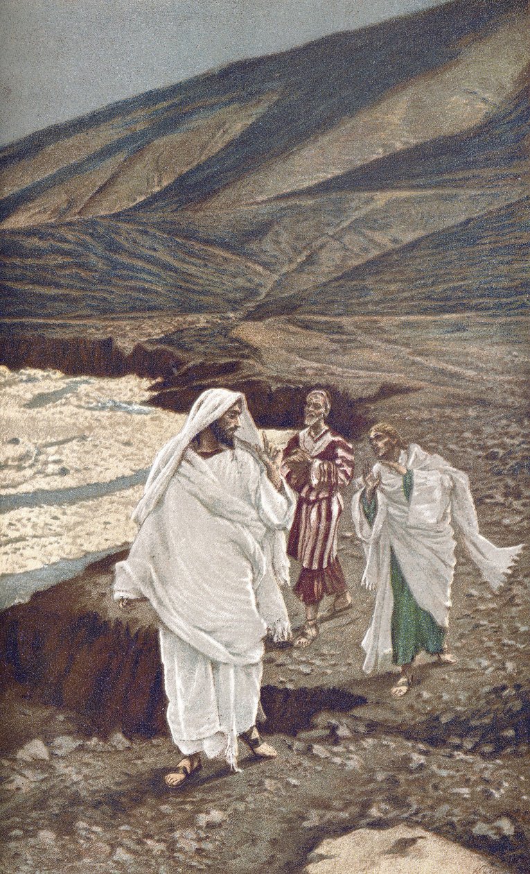 O Chamado de Santo André e São João - Chamado de Santo André e São João - de “” A Vida de Nosso Senhor Jesus Cristo ”” - 1899 por James Tissot - Vocação de São João e Santo André - A Vida de Nosso Senhor Jesus Cristo , por Jacques Joseph de James Jacques Joseph Tissot