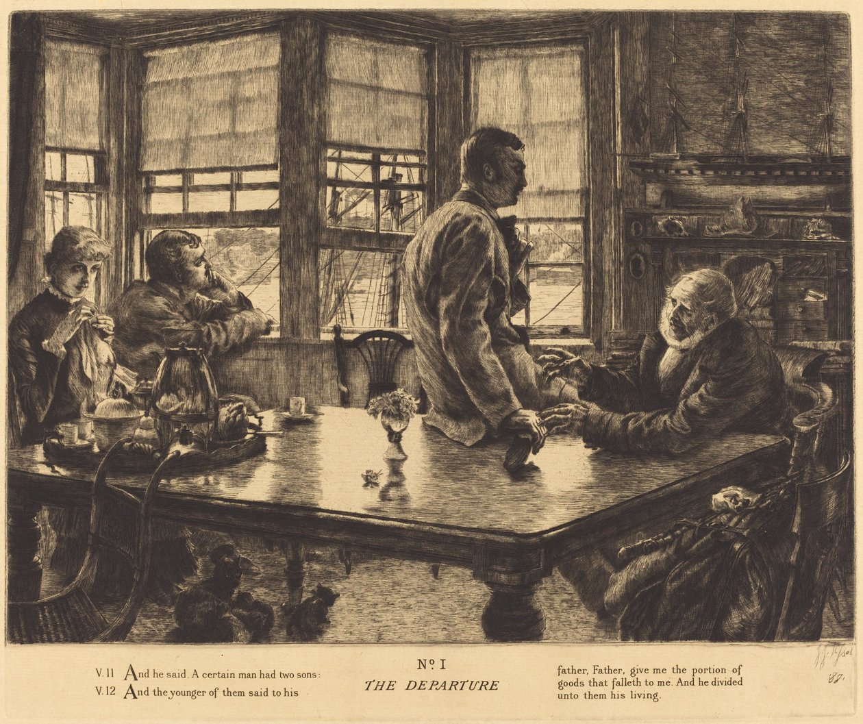A partida de James Jacques Joseph Tissot