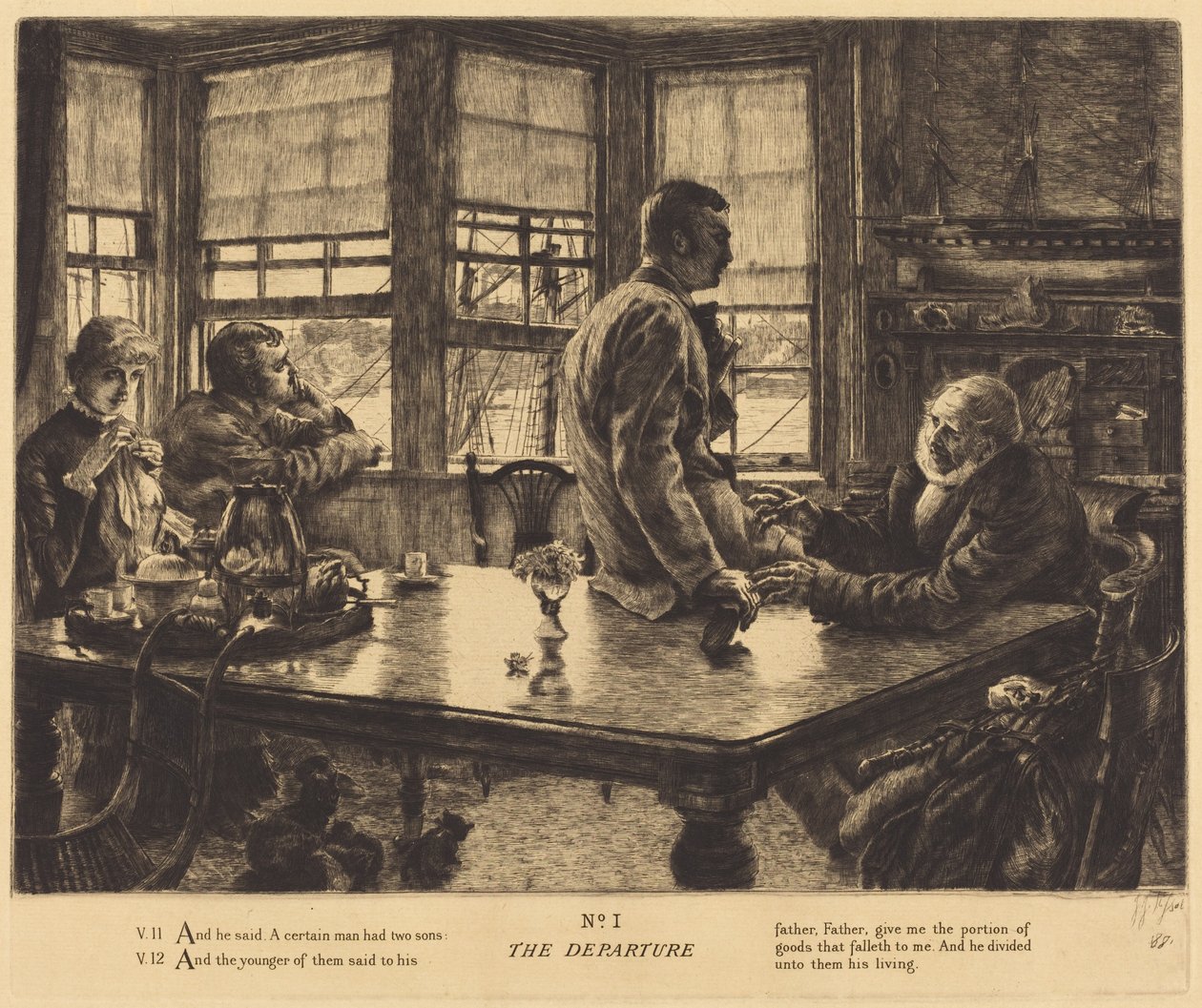 A partida de James Jacques Joseph Tissot