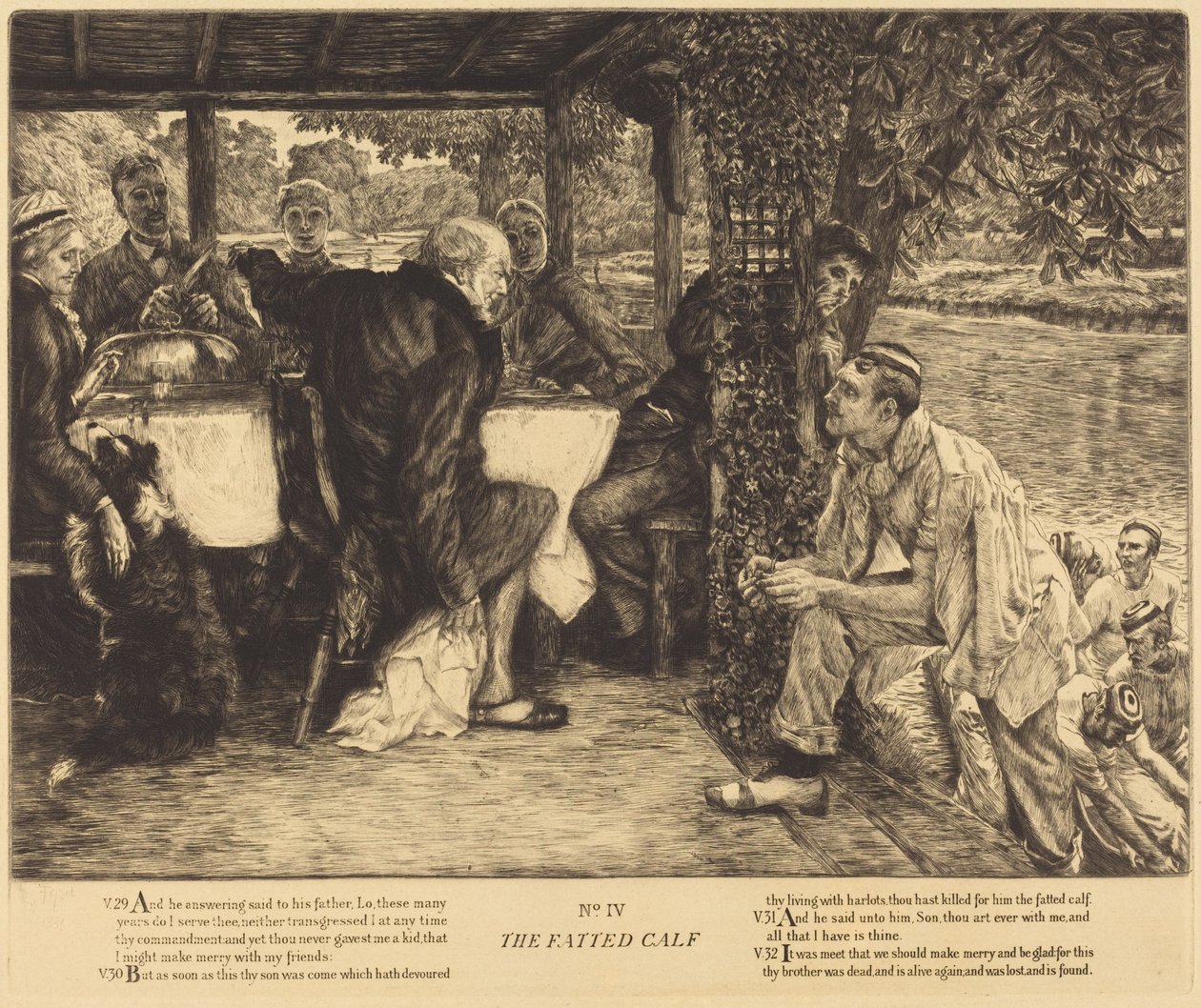 O vitelo gordo de James Jacques Joseph Tissot