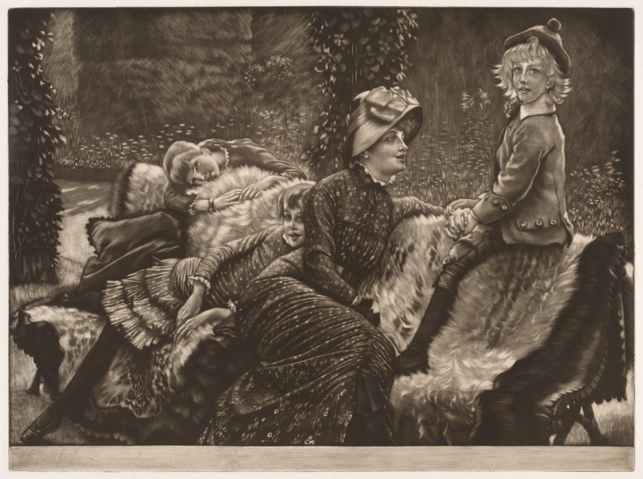 O banco de jardim de James Jacques Joseph Tissot