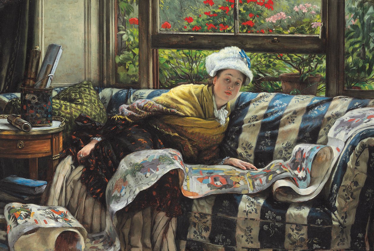 O pergaminho japonês de James Jacques Joseph Tissot