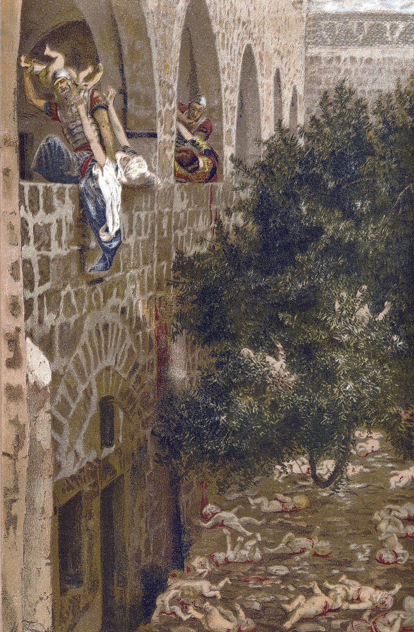O Massacre dos Inocentes - O Massacre dos Inocentes - de "A Vida de Nosso Senhor Jesus Cristo" - 1899 por James Tissot - La vie de notre seigneur Jesus Cristo, por Jacques Joseph (Jacques-Joseph) Tissot dit James Tissot (1836-1902) de James Jacques Joseph Tissot