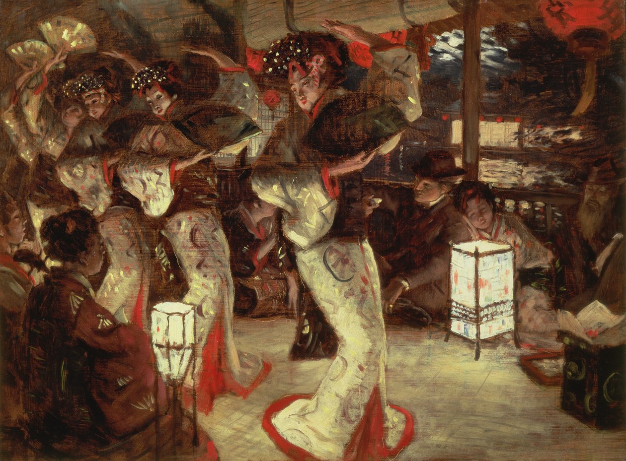 O filho pródigo na vida moderna: em climas estrangeiros, c.1882 (esboço preparatório) de James Jacques Joseph Tissot
