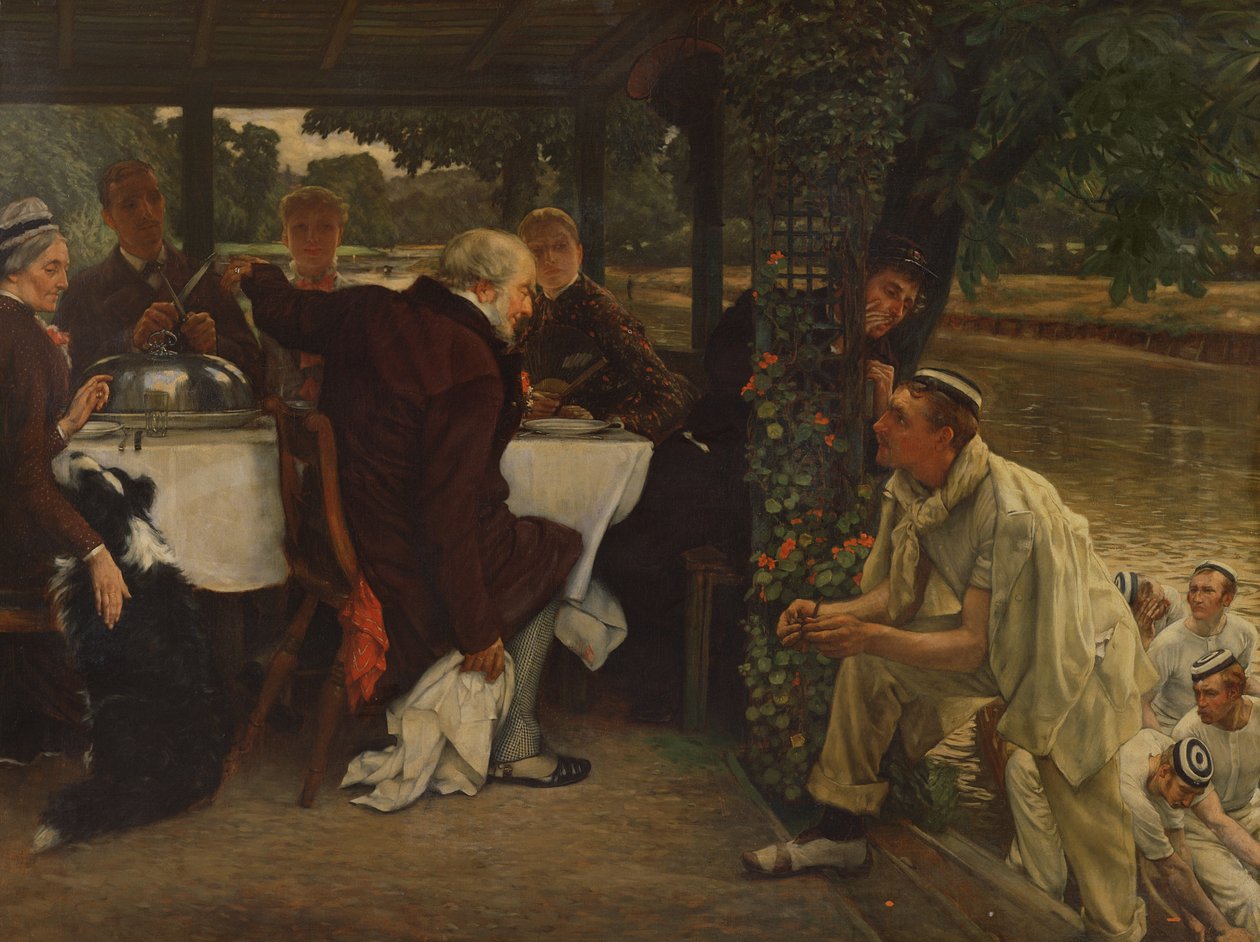 O filho pródigo na vida moderna: o bezerro gordo, 1880 de James Jacques Joseph Tissot