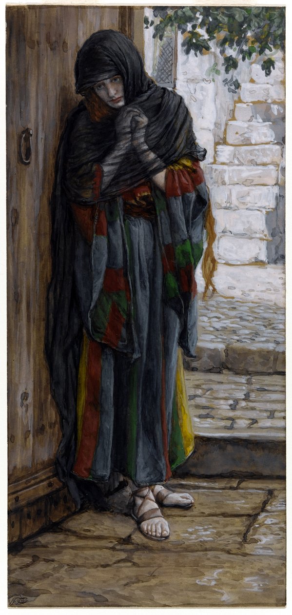 A Madalena Arrependida (wc no papel) de James Jacques Joseph Tissot