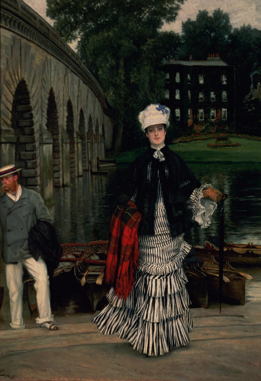 O retorno da viagem de barco, 1873 de James Jacques Joseph Tissot