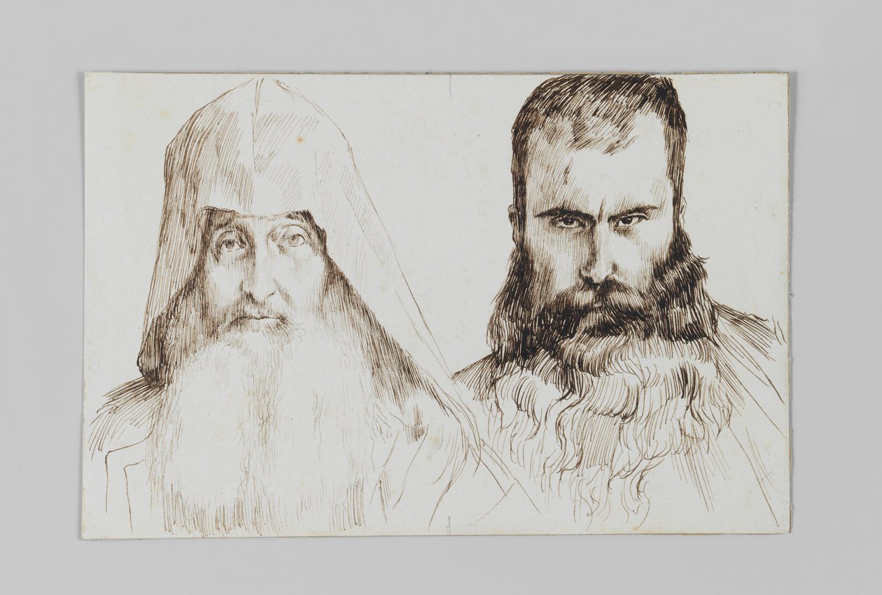 Tipos de homens armênios em Jerusalém, ilustração da vida de nosso Senhor Jesus Cristo de James Jacques Joseph Tissot