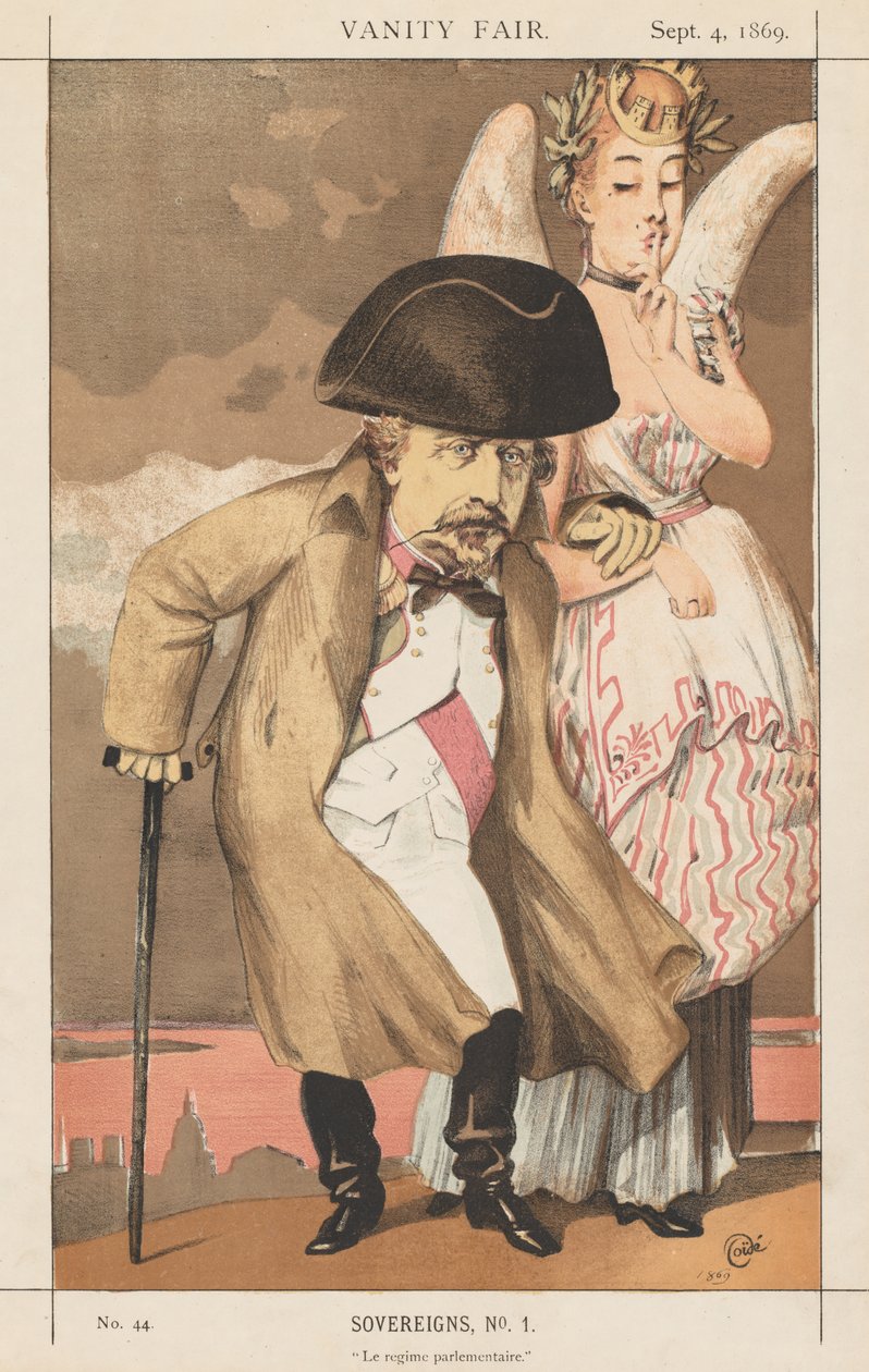 Vanity Fair: Sovereigns, No. 1 The Parliamentary System, 1869. de James Jacques Joseph Tissot