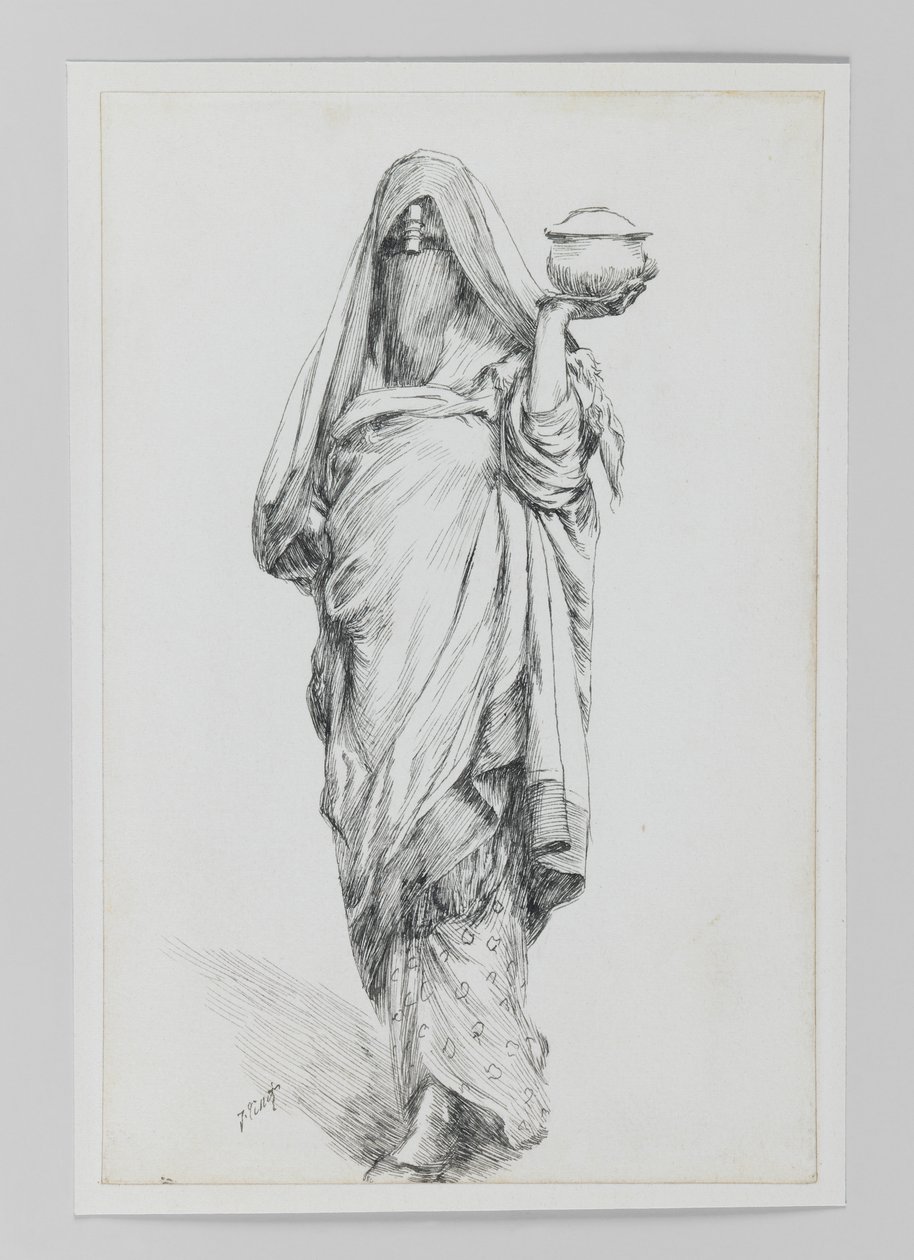 Mulher do Cairo, ilustração da vida de nosso Senhor Jesus Cristo de James Jacques Joseph Tissot