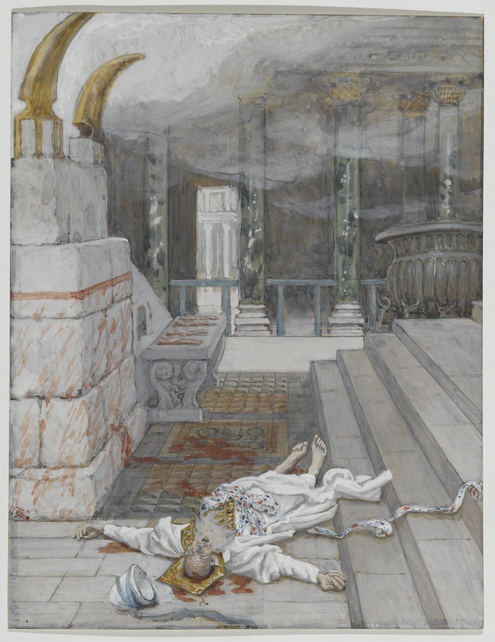 Zacarias Mortos entre o Templo e o Altar, ilustração de 