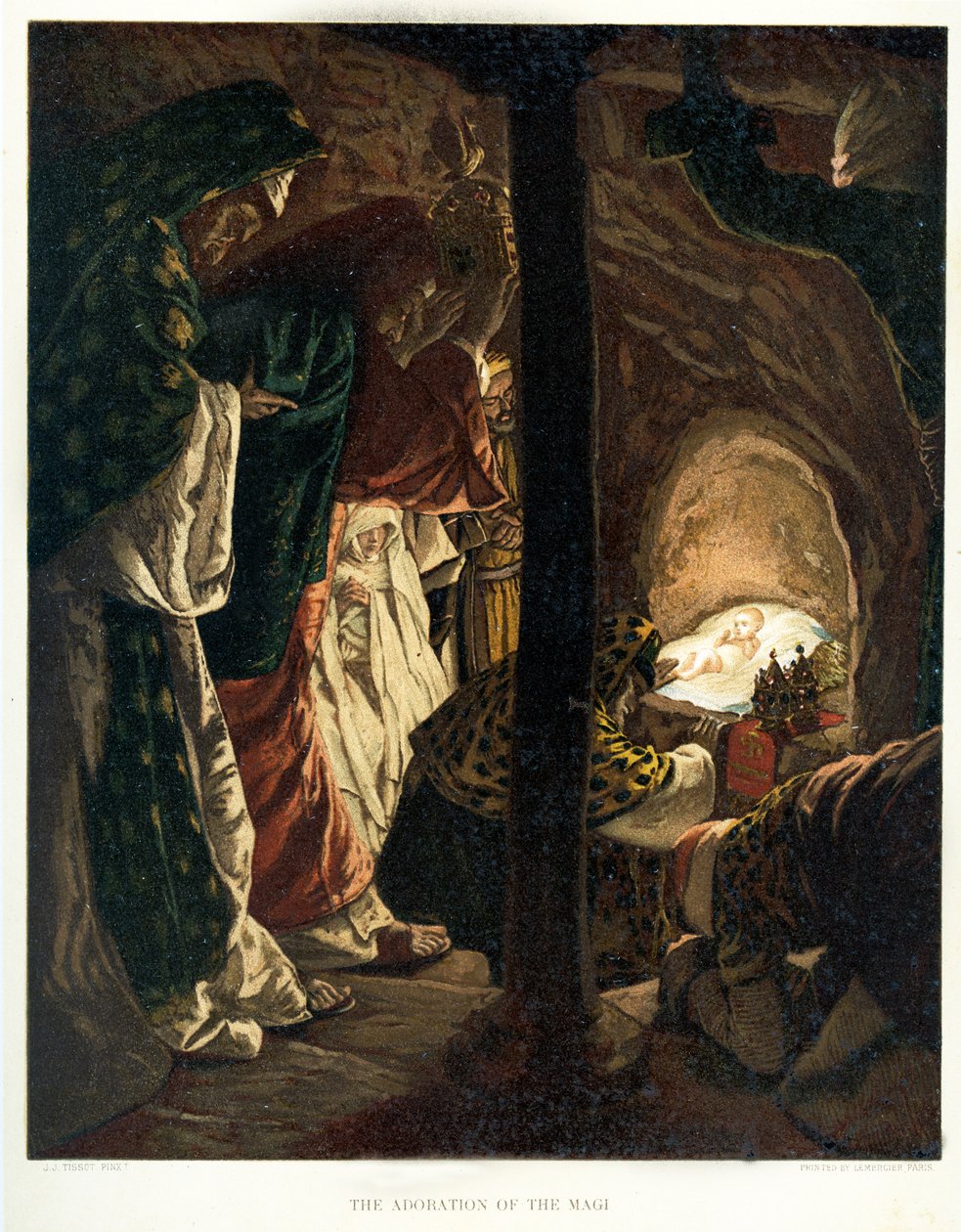 A Adoração dos Magos, São Lucas, Bíblia de James Jacques Joseph after Tissot