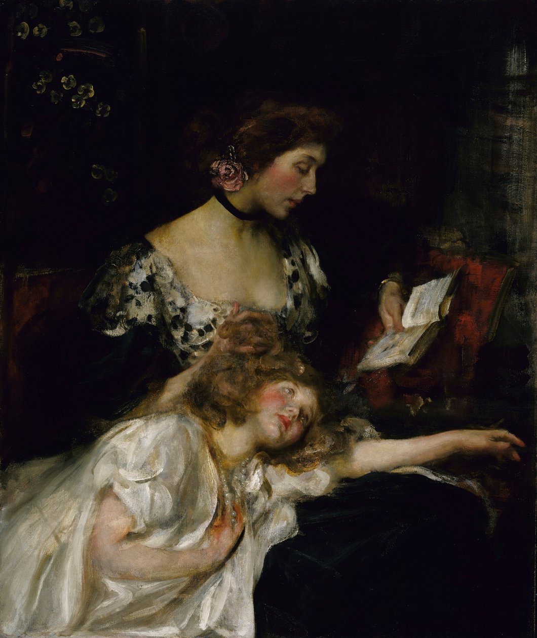 Mãe e filho (Lady Shannon e Kitty) de James Jebusa Shannon