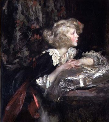 Retrato de Lady Diana Manners, mais tarde Lady Diana Cooper de James Jebusa Shannon