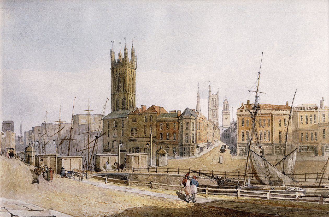 Ponte Draw do banco de Santo Agostinho, Bristol, de James Johnson