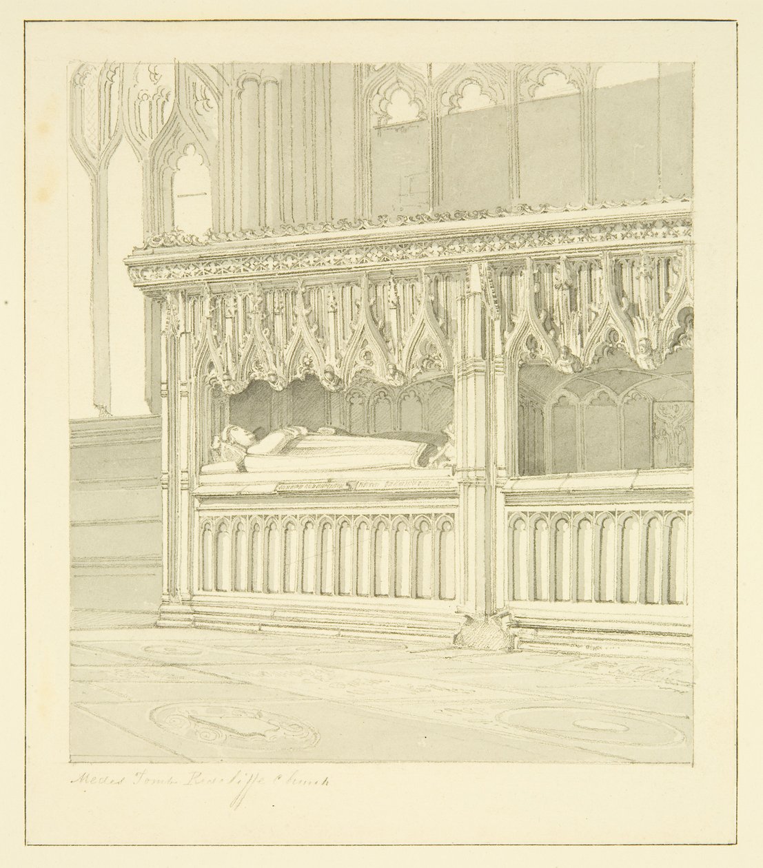 Monumento a Sir Thomas Mede em St Mary Redcliffe de James Johnson