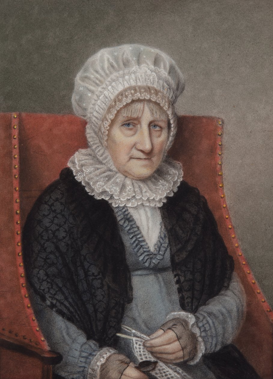 Mrs Mary Pountney, 8/1824 (pastel sobre papel) de James Junior Sharples