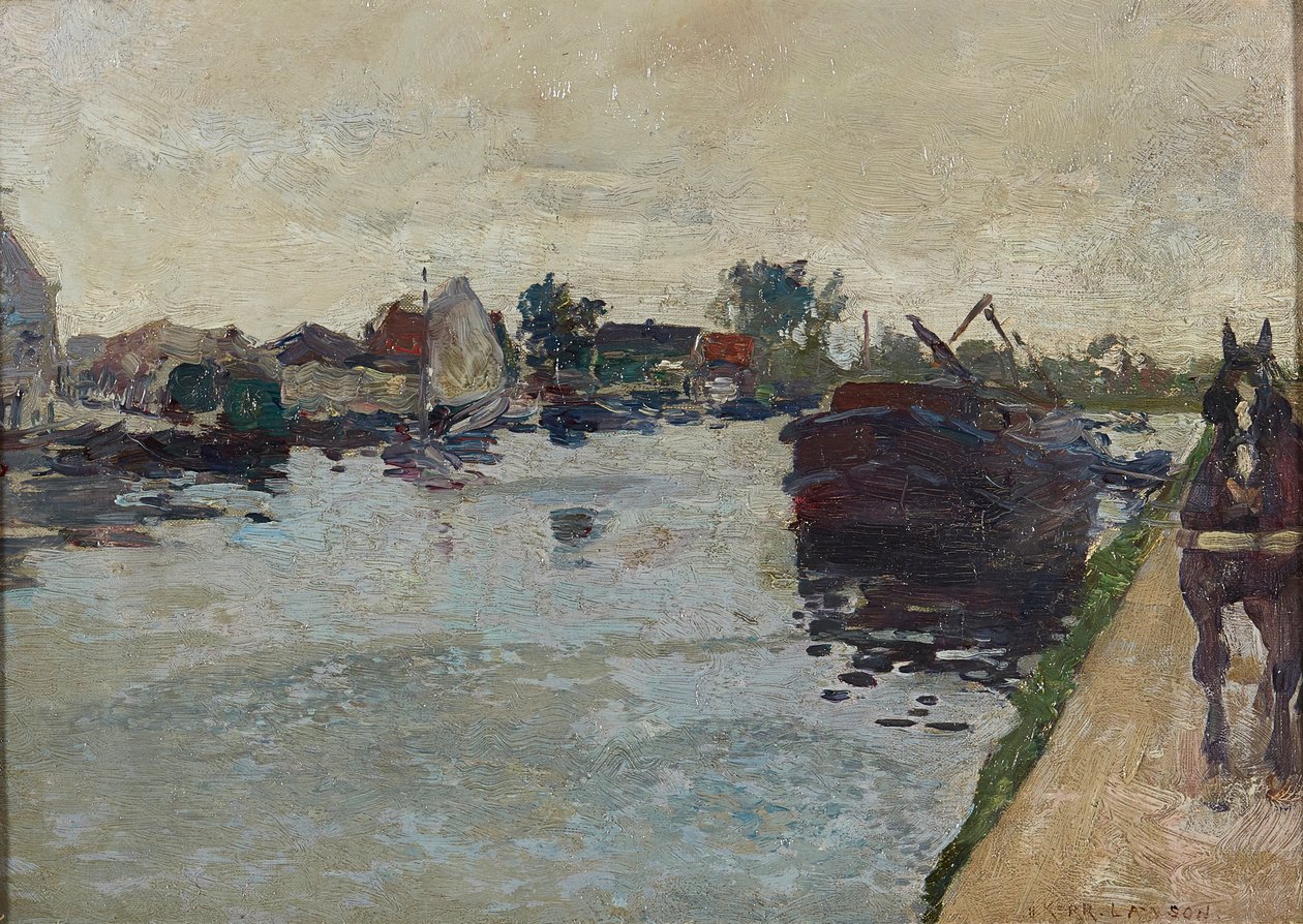 O Caminho do Reboque (óleo sobre tela) de James Kerr Lawson