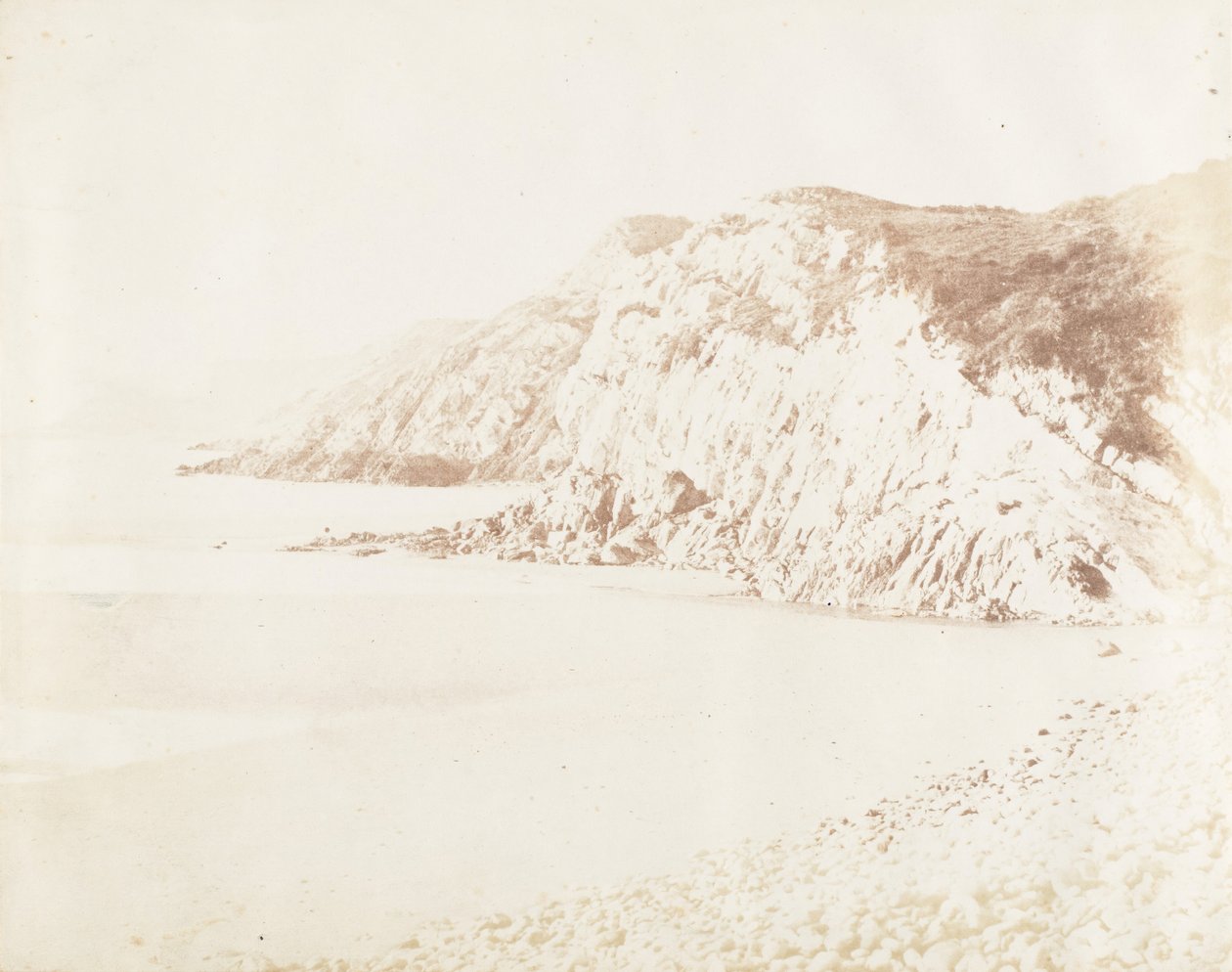 Caswell Bay com Proldie Point, 1853-56. de James Knight