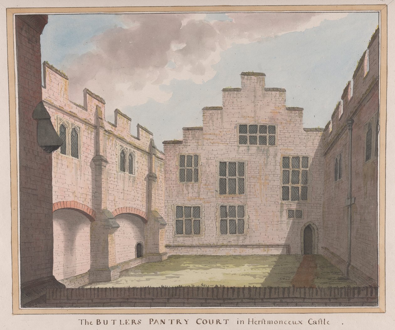 Castelo de Herstmonceux, East Sussex: O Tribunal da Despensa do Mordomo de James Lambert  of Lewes