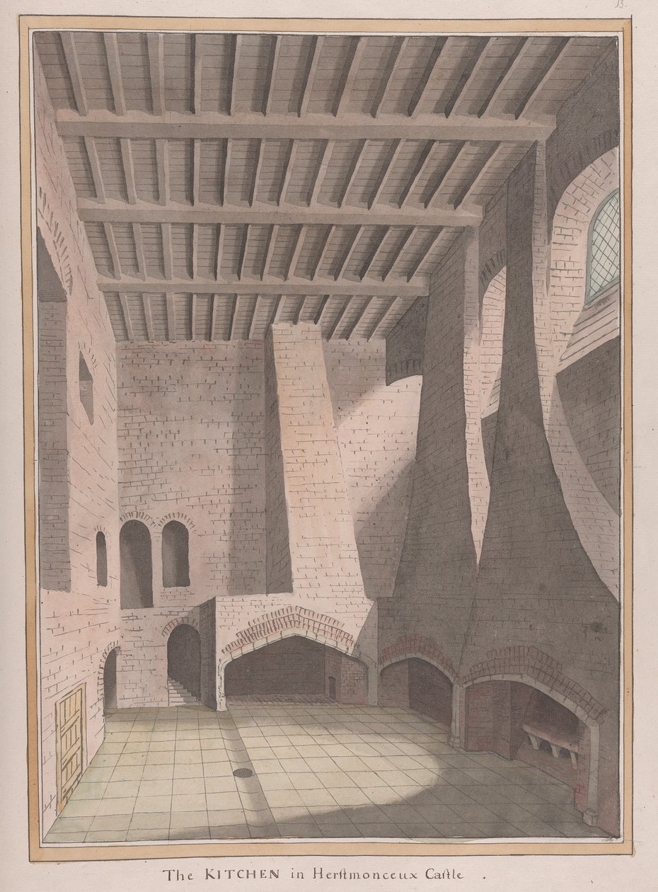 Castelo de Herstmonceux, East Sussex: A Cozinha de James Lambert  of Lewes