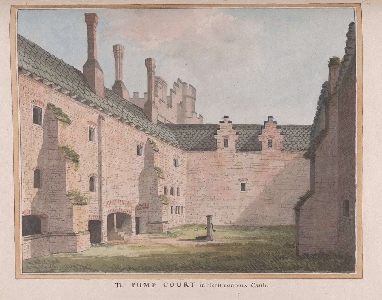 Castelo de Herstmonceux, East Sussex: O Tribunal de Bombas de James Lambert  of Lewes