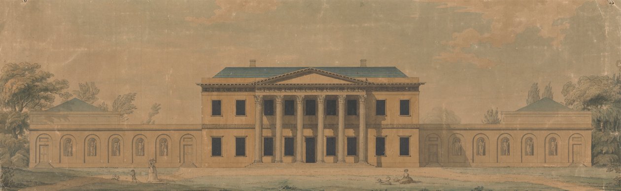 Desenho para uma casa de campo de James Lewis