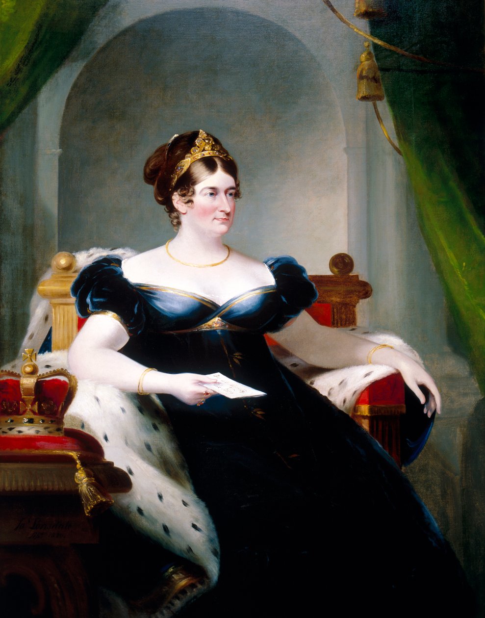 Caroline de Brunswick, consorte de George IV, 1820 de James Lonsdale