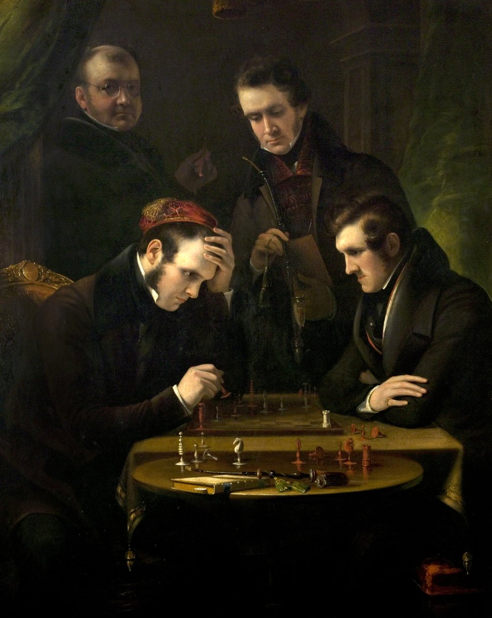 Os jogadores de xadrez de James Lonsdale