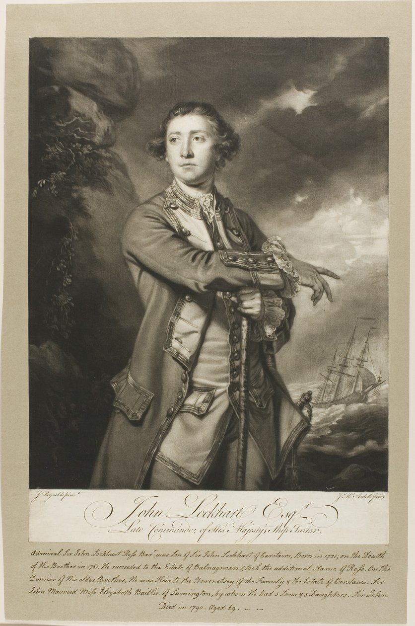 Retrato de John Lockhart, Esquire de James MacArdell